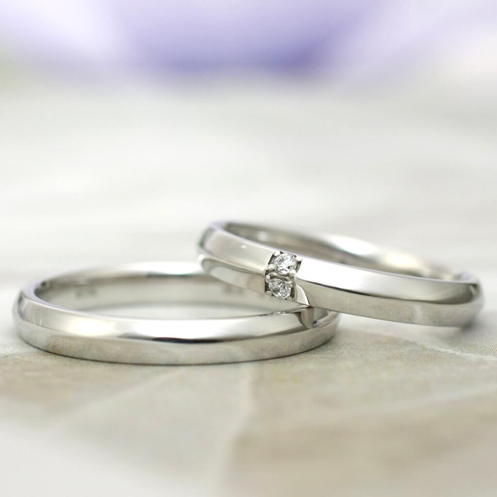 大人デザインの結婚指輪