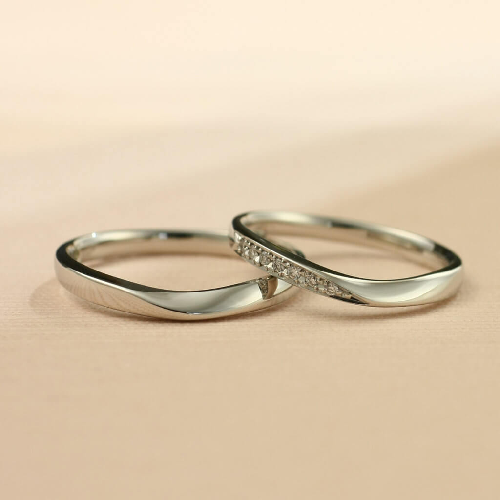 オリジナル結婚指輪陽だまり